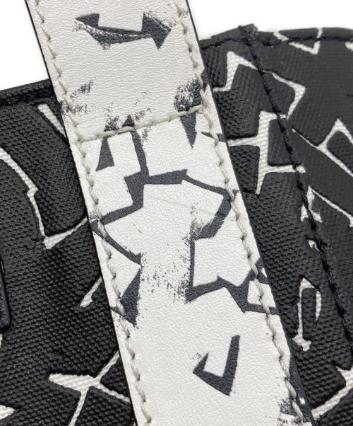 JIMMY CHOO（ジミーチュウ）JIMMY CHOO (ジミーチュウ) eric haze (エリックヘイズ) SHOPPER TOTE/S ブラック×ホワイトの古着・服飾アイテム