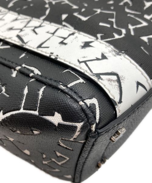 JIMMY CHOO（ジミーチュウ）JIMMY CHOO (ジミーチュウ) eric haze (エリックヘイズ) SHOPPER TOTE/S ブラック×ホワイトの古着・服飾アイテム