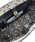 中古・古着 JIMMY CHOO (ジミーチュウ) eric haze (エリックヘイズ) SHOPPER TOTE/S ブラック×ホワイト：30000円