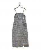 Mystradaマイストラーダ）の古着「ツイードキャミワンピ」｜ホワイト