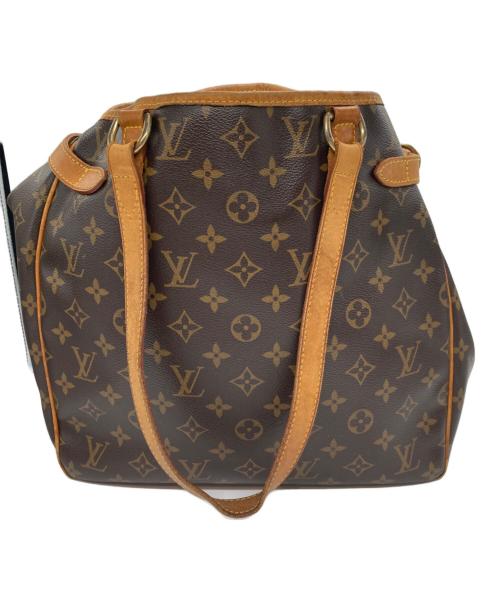 LOUIS VUITTON（ルイ ヴィトン）LOUIS VUITTON (ルイ ヴィトン) バティニョール・ヴェルティカル ブラウン×ベージュの古着・服飾アイテム