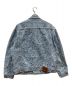 SUPREME (シュプリーム) script jacquard denim trucker jacket インディゴ サイズ:XL：28000円