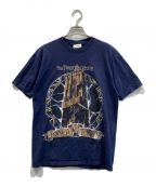 Walt Disney Worldウォルトディズニーワールド）の古着「TOWER OF TERROR プリント Tシャツ」｜ネイビー