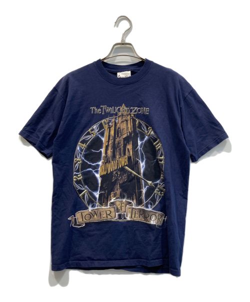 Walt Disney World（ウォルトディズニーワールド）Walt Disney World (ウォルトディズニーワールド) TOWER OF TERROR プリント Tシャツ ネイビー サイズ:不明の古着・服飾アイテム