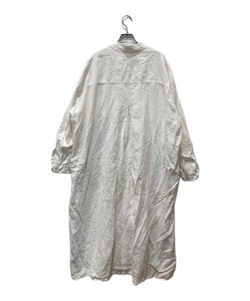 journal standard luxe（ジャーナルスタンダード ラックス）journal standard luxe (ジャーナルスタンダード リュクス) リネンワッシャー Big-シャツワンピース ホワイト サイズ:-の古着・服飾アイテム