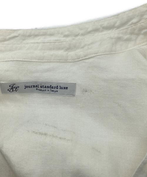 journal standard luxe（ジャーナルスタンダード ラックス）journal standard luxe (ジャーナルスタンダード リュクス) リネンワッシャー Big-シャツワンピース ホワイト サイズ:-の古着・服飾アイテム