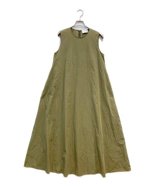 UNITED ARROWS（ユナイテッドアローズ）UNITED ARROWS (ユナイテッドアローズ) ノースリーブワンピース グリーン サイズ:Mの古着・服飾アイテム