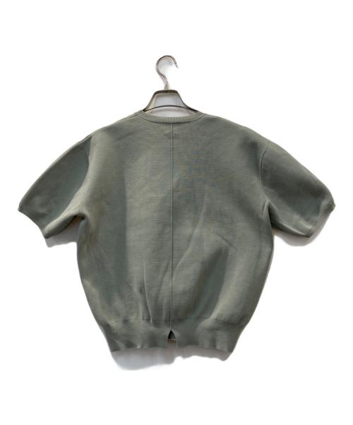 6(ROKU) BEAUTY&YOUTH（ロク ビューティーアンドユース）6(ROKU) BEAUTY&YOUTH (ロク ビューティーアンドユース) 半袖ニット 黄緑 サイズ:FREEの古着・服飾アイテム