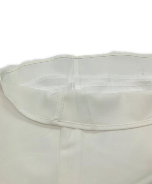 JUSGLITTY（ジャスグリッティー）JUSGLITTY (ジャスグリッティー) ケープ風ブラウス ホワイト サイズ:Mの古着・服飾アイテム