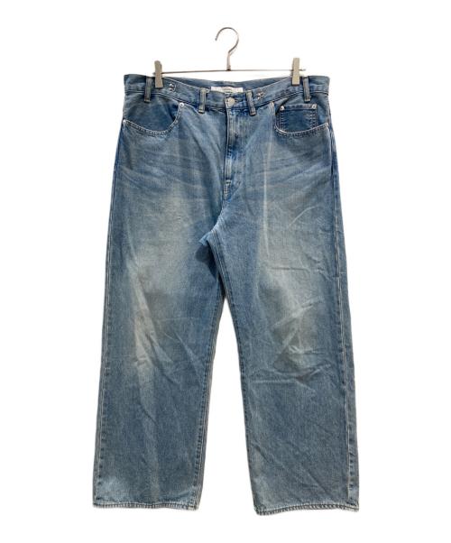 FRAMeWORK（フレームワーク）FRAMeWORK (フレームワーク) ワイドパンツ ブルー サイズ:UK 40の古着・服飾アイテム