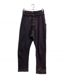 SEEALL（シーオール）の古着「YAK TERRY BUTTON SWEAT」｜ネイビー