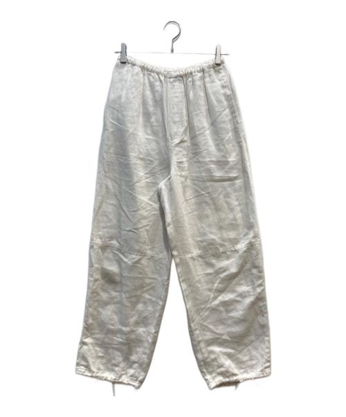 STEVEN ALAN（スティーブンアラン）STEVEN ALAN (スティーブンアラン) HEMP TWILL EASY PANTS ホワイト サイズ:Sの古着・服飾アイテム