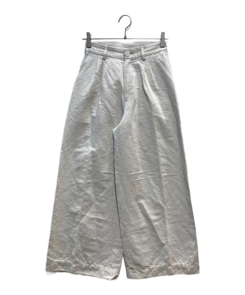 STEVEN ALAN（スティーブンアラン）STEVEN ALAN (スティーブンアラン) ワイドパンツ ライトグレー サイズ:Sの古着・服飾アイテム