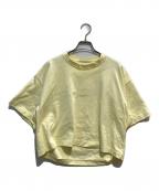 Acne studiosアクネ ストゥディオス）の古着「リバースロゴTシャツ」｜イエロー