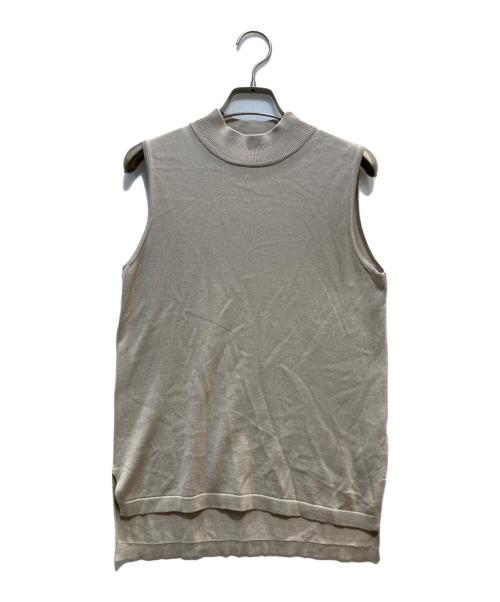 DEUXIEME CLASSE（ドゥーズィエム クラス）Deuxieme Classe (ドゥーズィエム クラス) ノースリーブニット ベージュ サイズ:-の古着・服飾アイテム