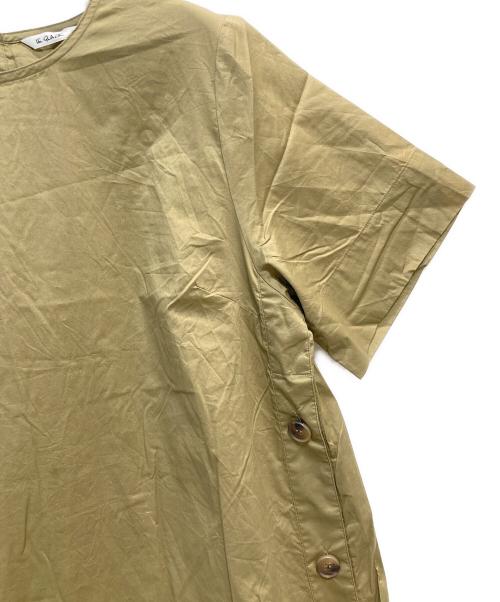 LE GLAZIK（ル グラジック）LE GLAZIK (ル グラジック) 半袖ワンピース ブラウン サイズ:36の古着・服飾アイテム