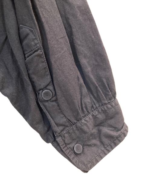 maison de soil（メゾンドソイル）maison de soil (メゾンドソイル) コットンブラウス ブラック サイズ:2の古着・服飾アイテム