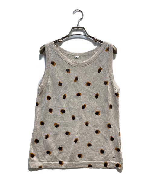 45R（フォーティファイブ・アール）45R (フォーティファイブ・アール) ノースリーブカットソー ベージュ サイズ:-の古着・服飾アイテム