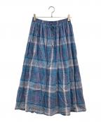 SOILソイル）の古着「スカート」｜ブルー