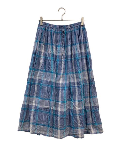 SOIL（ソイル）SOIL (ソイル) スカート ブルー サイズ:Mの古着・服飾アイテム