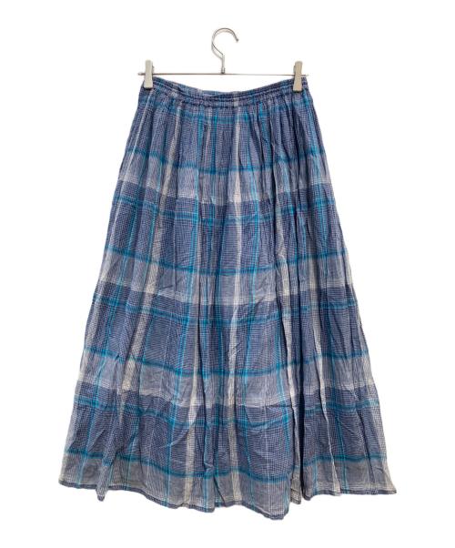SOIL（ソイル）SOIL (ソイル) スカート ブルー サイズ:Mの古着・服飾アイテム