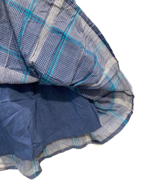 SOIL（ソイル）SOIL (ソイル) スカート ブルー サイズ:Mの古着・服飾アイテム