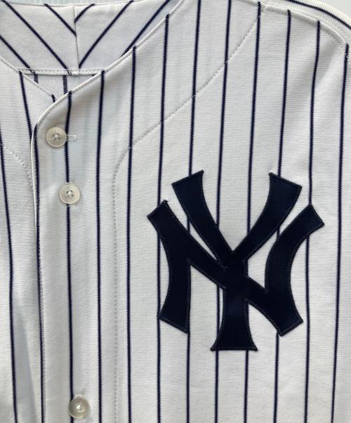 Majestic（マジェスティック）Majestic (マジェスティック) ヤンキース オーセンティックゲームシャツ 背番号 55 ホワイト サイズ:44の古着・服飾アイテム