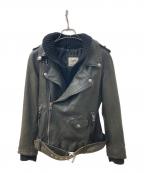 Jean Paul GAULTIER×LINDEXジャンポールゴルチェ×）の古着「ライダースジャケット」｜グリーン