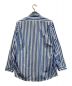 digawel (ディガウェル) MIN-NANO (ミンナノ) ストライプシャツ ホワイト×ブルー サイズ:2：4000円