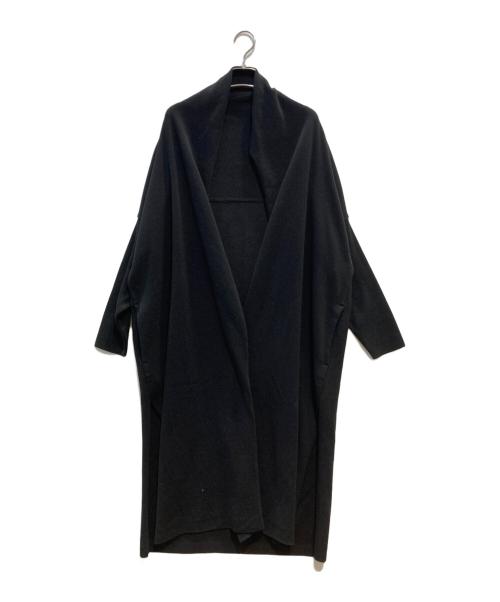 DEUXIEME CLASSE（ドゥーズィエム クラス）Deuxieme Classe (ドゥーズィエム クラス) PARUコットンロングカーディガン ブラック サイズ:-の古着・服飾アイテム