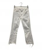 motherマザー）の古着「INSIDER CROP STEP FRAY」｜ホワイト