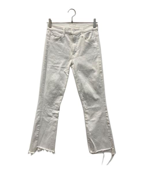mother（マザー）mother (マザー) INSIDER CROP STEP FRAY ホワイト サイズ:26の古着・服飾アイテム