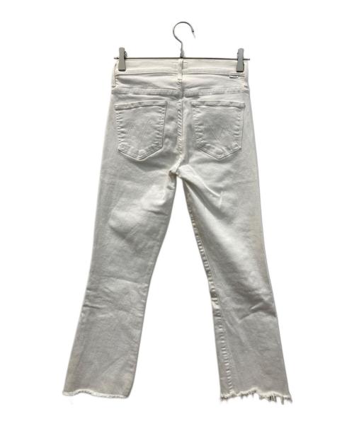 mother（マザー）mother (マザー) INSIDER CROP STEP FRAY ホワイト サイズ:26の古着・服飾アイテム