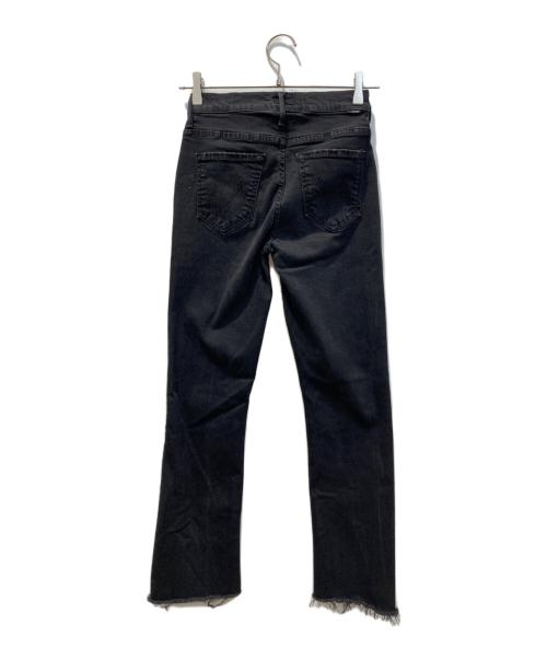 mother（マザー）mother (マザー) クロップドフレアスキニー ブラック サイズ:25の古着・服飾アイテム