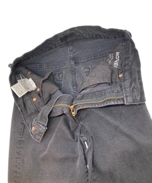 mother（マザー）mother (マザー) クロップドフレアスキニー ブラック サイズ:25の古着・服飾アイテム