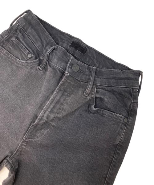 mother（マザー）mother (マザー) クロップドフレアスキニー ブラック サイズ:25の古着・服飾アイテム