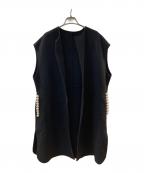 trefleトレフル）の古着「ジレ」｜ブラック