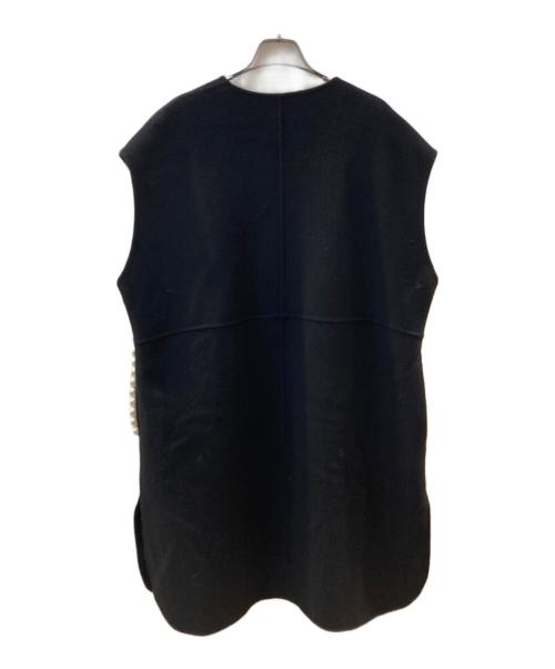 trefle（トレフル）trefle (トレフル) ジレ ブラック サイズ:Fの古着・服飾アイテム