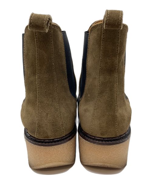 flamingos（フラミンゴ）FLAMINGOS (フラミンゴ) サイドゴアブーツ ブラウン サイズ:37の古着・服飾アイテム