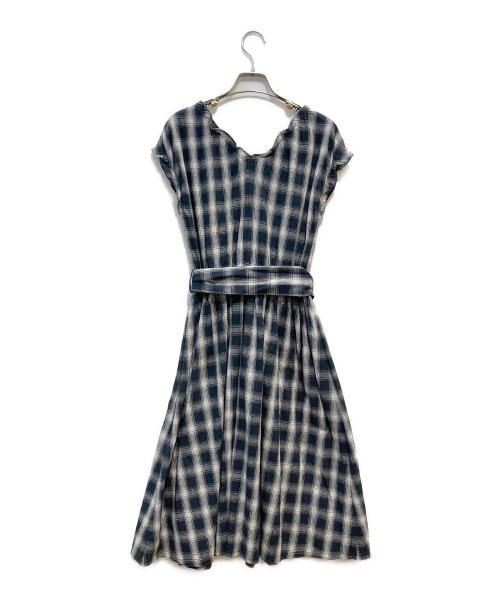 JILL STUART（ジルスチュアート）JILL STUART (ジルスチュアート) チェックワンピース ブラック サイズ:FRの古着・服飾アイテム