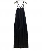 UN3D.アンスリード）の古着「ロープショルダーオールインワン」｜ブラック