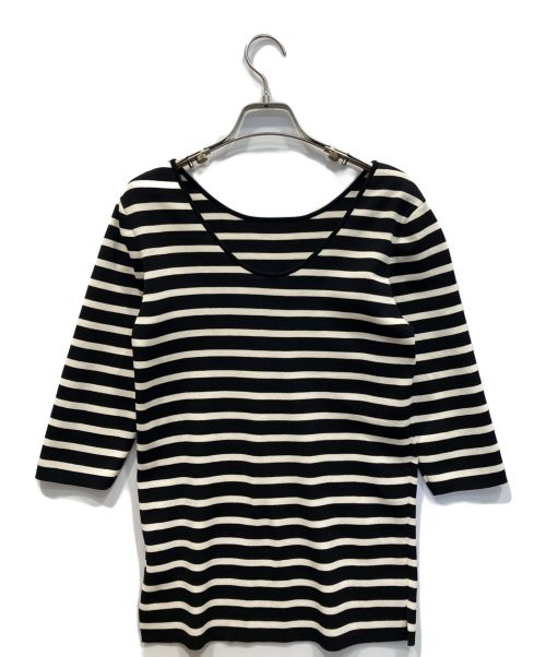 HARDY NOIR（アルディーノアール）HARDY NOIR (アルディーノアール) 総針2WAYプルオーバー ブラック サイズ:Fの古着・服飾アイテム