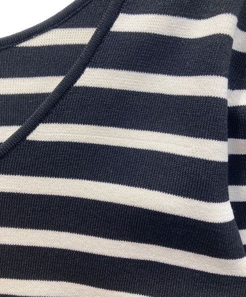 HARDY NOIR（アルディーノアール）HARDY NOIR (アルディーノアール) 総針2WAYプルオーバー ブラック サイズ:Fの古着・服飾アイテム