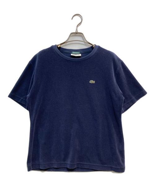 LACOSTE（ラコステ）LACOSTE (ラコステ) URBAN RESEARCH DOORS (アーバンリサーチドアーズ) パイルクルーネックTシャツ ネイビー サイズ:36の古着・服飾アイテム