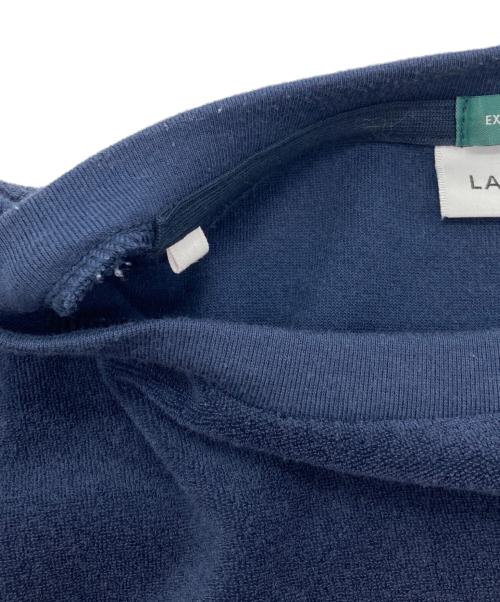 LACOSTE（ラコステ）LACOSTE (ラコステ) URBAN RESEARCH DOORS (アーバンリサーチドアーズ) パイルクルーネックTシャツ ネイビー サイズ:36の古着・服飾アイテム