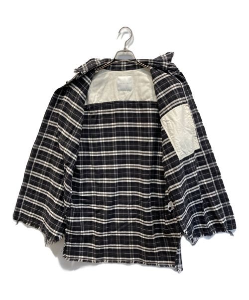 ESTNATION（エストネーション）ESTNATION (エストネーション) ネルシャツ ブラック×グレー サイズ:Mの古着・服飾アイテム