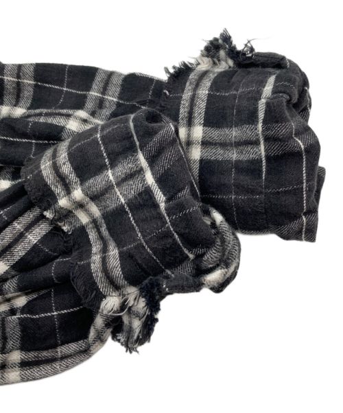 ESTNATION（エストネーション）ESTNATION (エストネーション) ネルシャツ ブラック×グレー サイズ:Mの古着・服飾アイテム