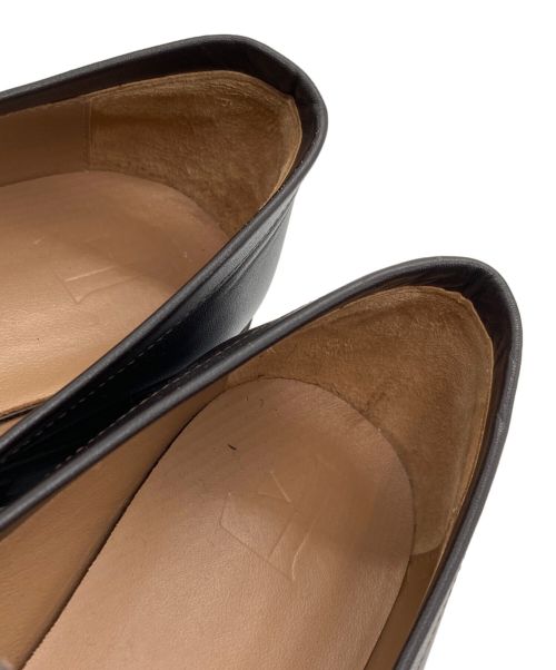 FLATTERED（フラッタード）flattered (フラッタード) コインローファー ブラウン サイズ:39の古着・服飾アイテム