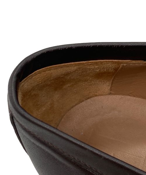 FLATTERED（フラッタード）flattered (フラッタード) コインローファー ブラウン サイズ:39の古着・服飾アイテム