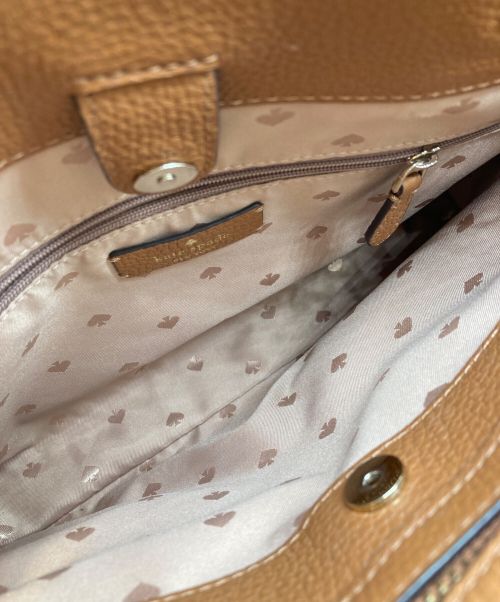Kate Spade（ケイトスペード）Kate Spade (ケイトスペード) 2WAYバッグ ブラウンの古着・服飾アイテム